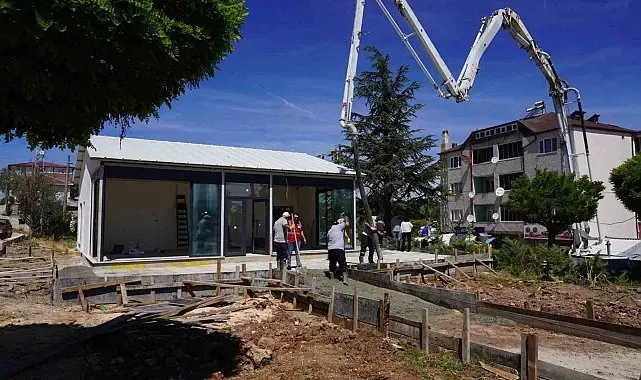 Pelitözü'ne yeni muhtarlık binası, sosyal tesis ve park alanı kazandırılıyor