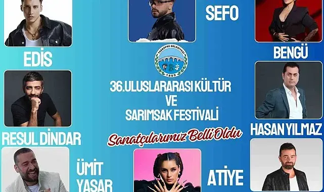 Taşköprü Sarımsak Festivali'nin sanatçıları belli oldu