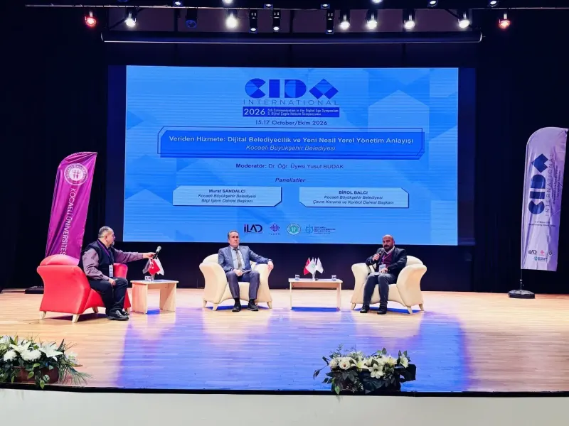 Kocaeli Büyükşehir Belediyesinden CIDA 2026 Sempozyumunda Dijital Belediyecilik Vurgusu