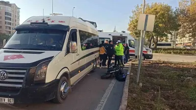 Seydişehir İlçesinde Minibüs İle Motosiklet Çarpıştı: Bir Yaralı