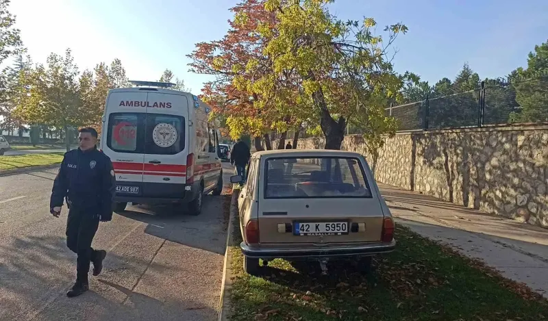 Seydişehirde Kontrolden Çıkan Otomobil Ağaca Çarptı: 1 Yaralı
