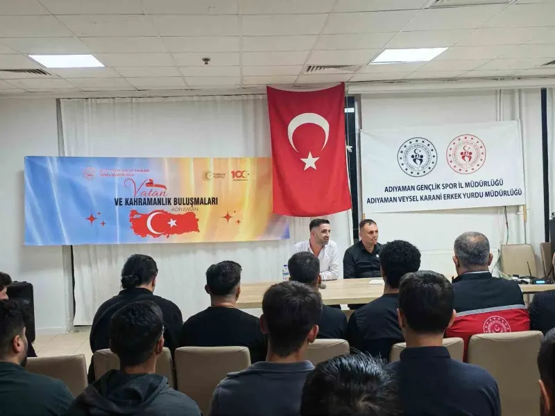 Adıyaman KYK Yurdunda Vatan Ve Kahramanlık Buluşmaları Düzenlendi