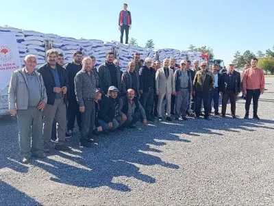 Konya'da Kırmızı Mercimek Üreticisine Milyonluk Tohum Desteği
