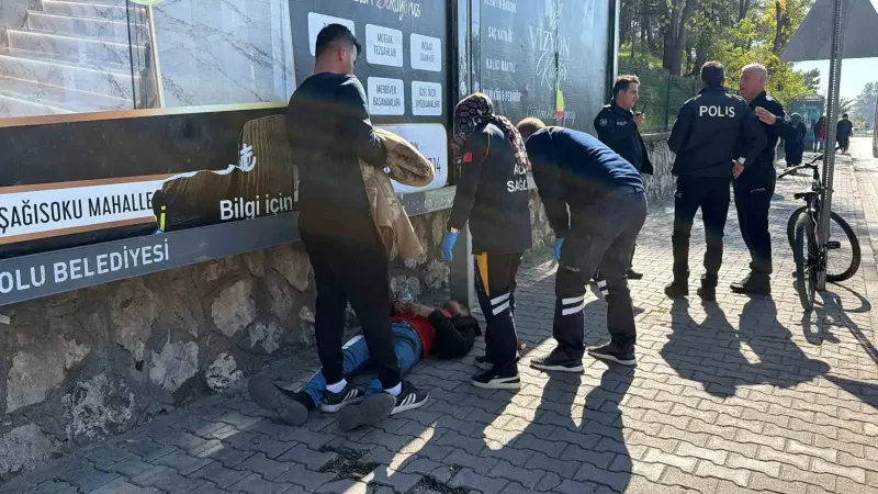 Bolu'da İş Görüşmesine Giden Vatandaş Baygınlık Geçirerek Başından Yaralandı