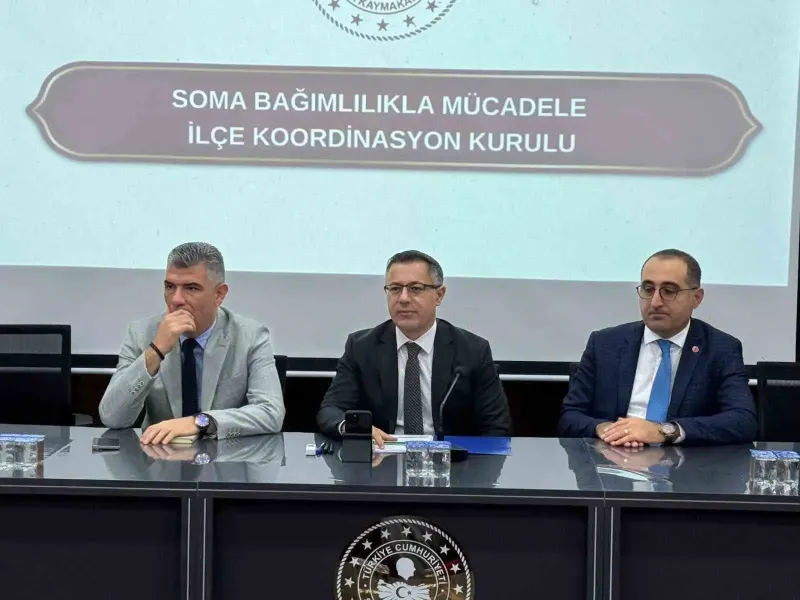 Soma İlçesinde Bağımlılıkla Mücadele Toplantısı Gerçekleştirildi