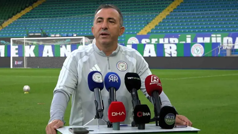 Çaykur Rizespor Teknik Direktörü Recep Uçar: Trabzonspor Maçı Yeni Bir Başlangıç Olacak