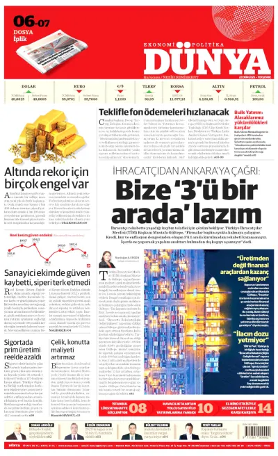 Dünya manşeti