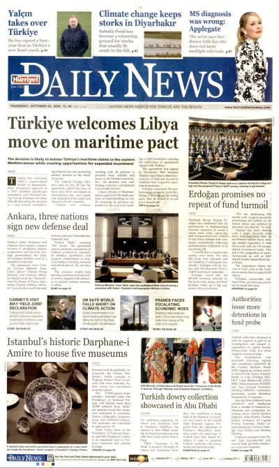 Hürriyet Daily News manşeti