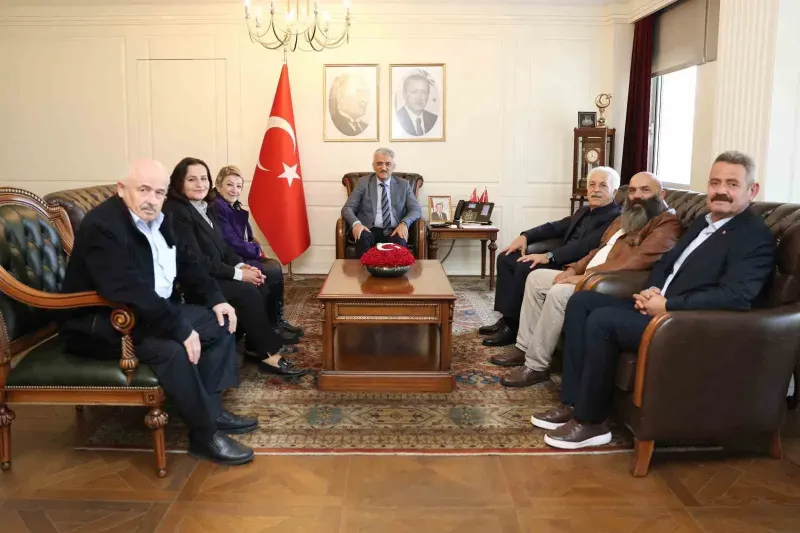 Düzce Kent Konseyi Yönetiminden Vali Mehmet Makas'a Ziyaret
