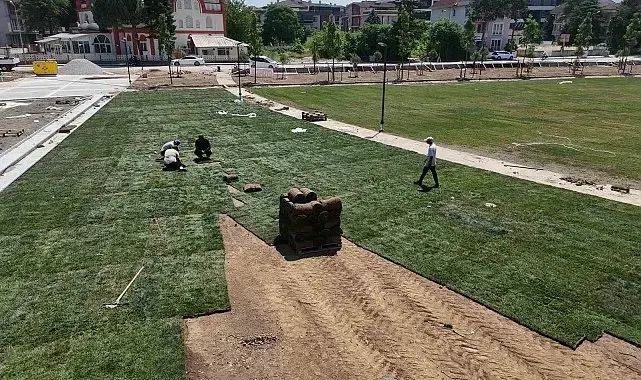 Millet bahçesinde çalışmalar yüzde 80 tamamlandı