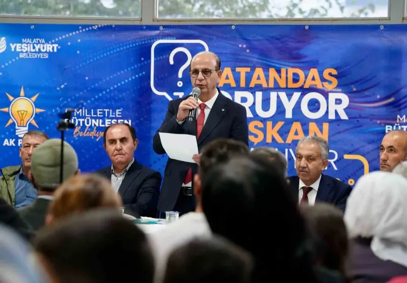Yeşilyurt Belediye Başkanı Geçit Mahalle Sakinleriyle Buluştu