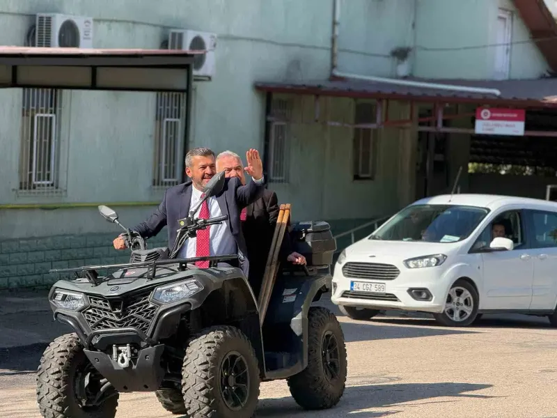 Karabük Belediye Başkanı Özkan Çetinkaya Mahalle Turunu ATV İle Yaptı