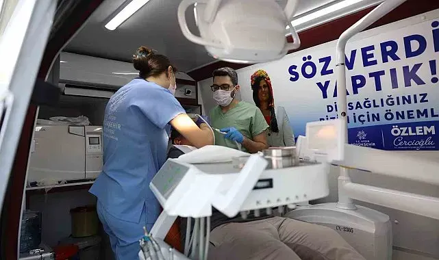 Mobil Ağız ve Diş Sağlığı Klinikleri Çine'de vatandaşlarla buluştu