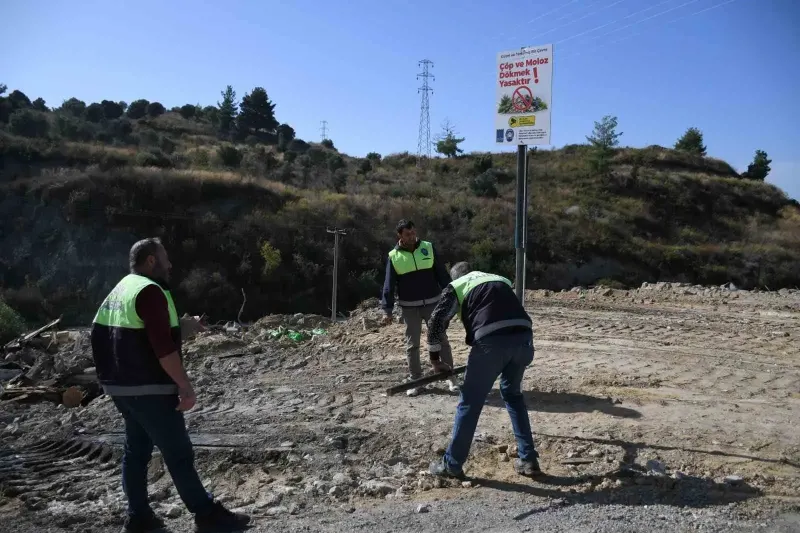 Kuşadası Belediyesinden Kaçak Moloz Dökümüne Karşı Sıkı Denetim