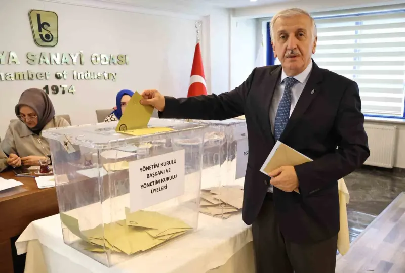 Konya Sanayi Odası Seçimlerinde Mustafa Büyükeğen Yeniden Başkanlığa Seçildi