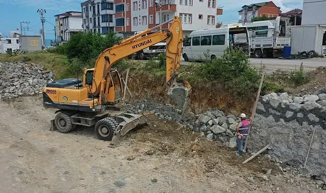 Ordu Büyükşehir, Fatsa'da ulaşım ağını güçlendiriyor