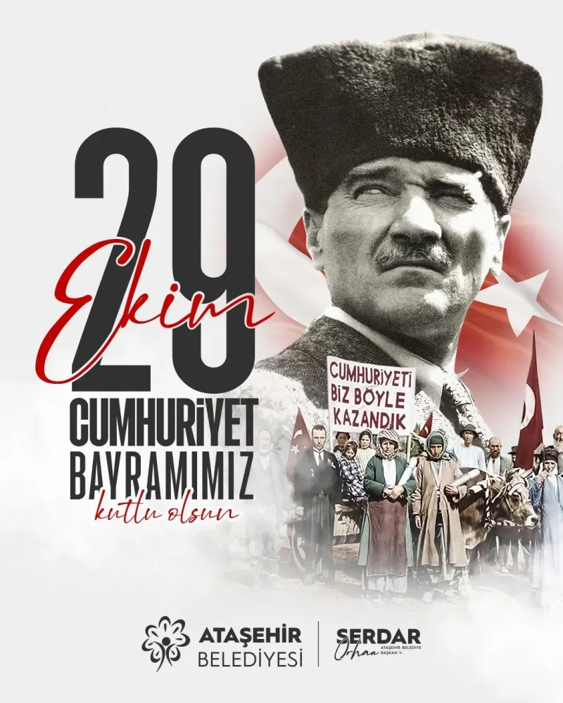 Ataşehir’de Cumhuriyet Coşkusu Sinan Akçıl Konseriyle Kutlanacak