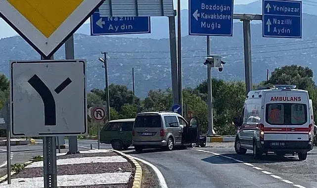Bozdoğan'da trafik kazası: 1 yaralı