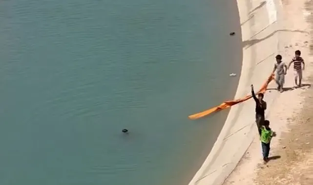 Batman'da sulama kanalında akıntıya kapılan 3 kişi son anda kurtarıldı