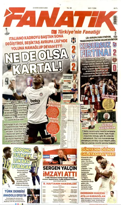 Fanatik manşeti