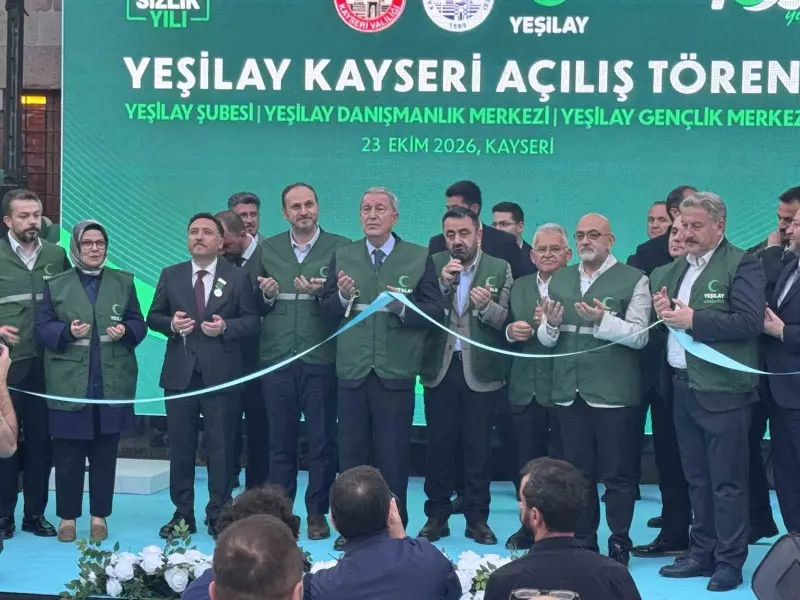 Yeşilay Yeni Hizmet Binası Kayseri’de Törenle Açıldı