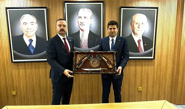 Ülkü Ocakları İl Başkanı Emirler'den MHP lideri Bahçeli'ye ziyaret