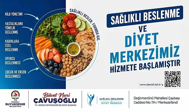 Denizli Büyükşehir ücretsiz diyetisyen hizmeti sunuyor