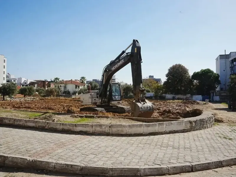 Aydın Germencik Ortaklar Kapalı Pazar Yeri Projesinde Çalışmalar Başladı