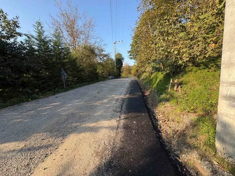Düzce Merkez Köylerinde Kış Öncesi Asfalt Yama Seferberliği