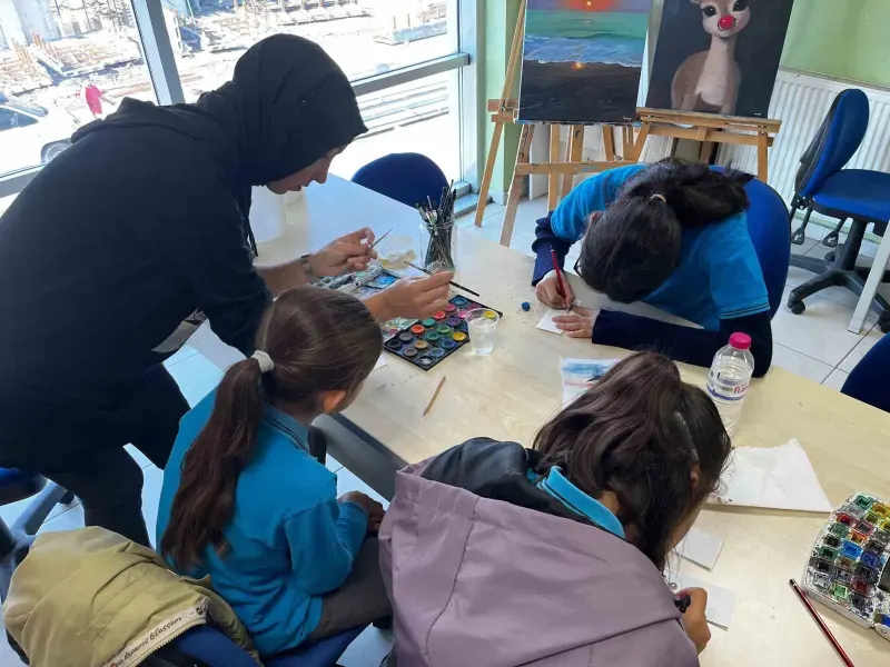 Pakmaya Ortaokulu Öğrencileri Düzce Gençlik Merkezi'nde Ağırlandı