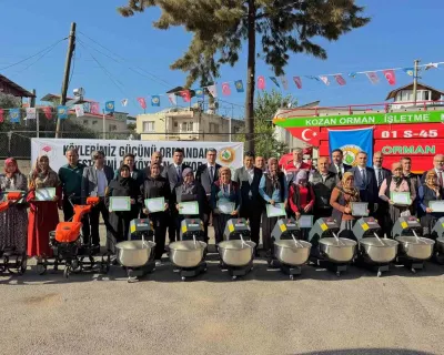 Adana'da Kadın Çiftçilere Hibe Destek