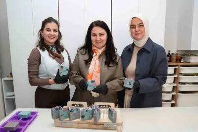 Düzce'de Kadın Girişimciye Anlamlı Ziyaret ve Üretim Desteği