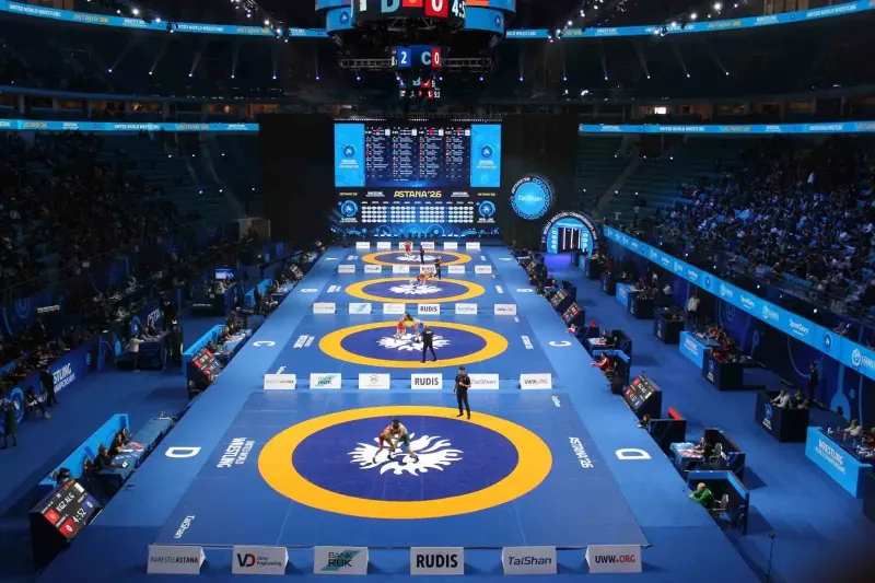 Astana Ev Sahipliğinde 2026 Dünya Büyükler Güreş Şampiyonası Heyecanı Başladı