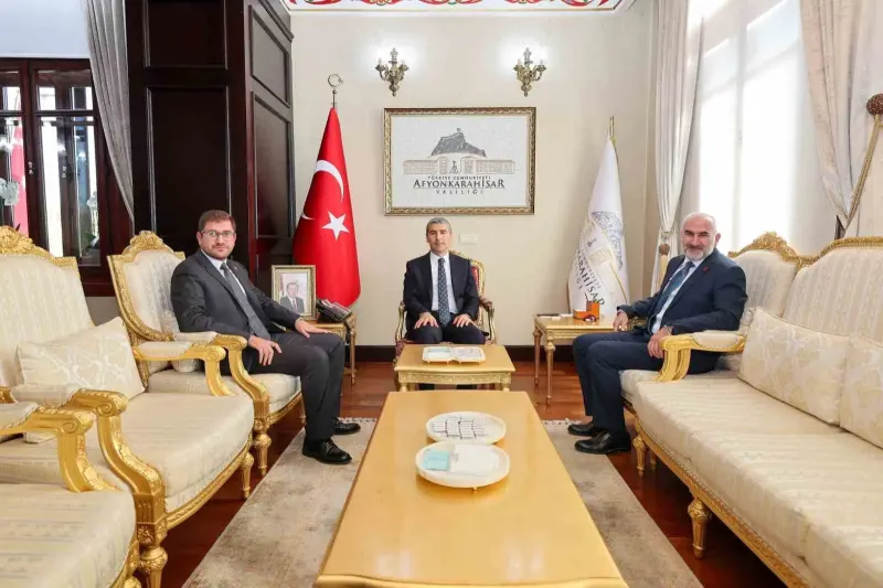 Afyonkarahisar Valisi Dr. Naci Aktaş'a Heyetten Ziyaret