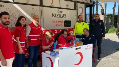 Gaziantep İslahiye Emniyet Müdürlüğünden Kızılay’a Destek