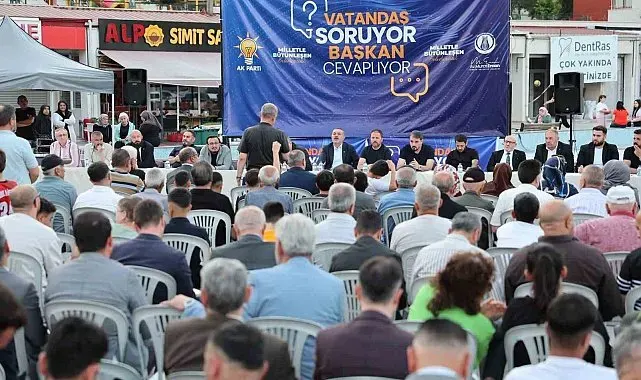 Başkan Ercan, 'Vatandaş Soruyor, Başkan Cevaplıyor' buluşmasında Saraycık Mahallesi sakinleri ile bir araya geldi