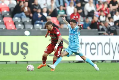 Gaziantep FK Ve Erzurumspor FK Arasındaki İlk Yarı Golsüz Tamamlandı
