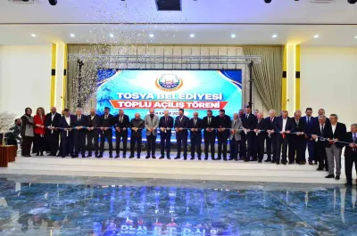 Tosya Belediyesinin Yeni Projeleri İçin Geniş Katılımlı Toplu Açılış Töreni