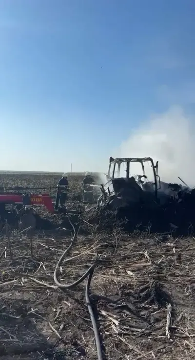 Adana'da Traktör Yangını Korkuttu