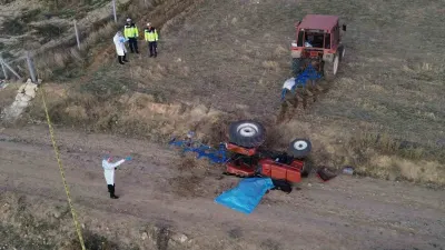 Karaman'da Traktörün Devrilmesi Sonucu Sürücü Hayatını Kaybetti