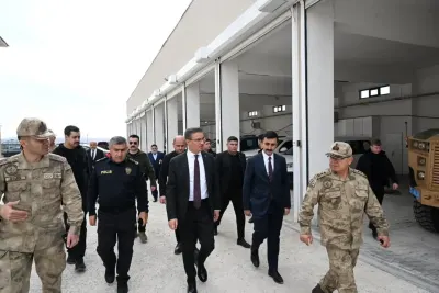 Erzurum Valisi Aydın Baruş Karayazı İlçesinde Yatırımları İnceledi