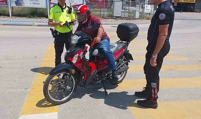 Bilecik'te 310 motosiklet sürücüsü kontrol edildi