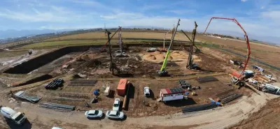 Erzurum Yeni Stadyum Ve Spor Kompleksi İnşaatında Çalışmalar Sürüyor
