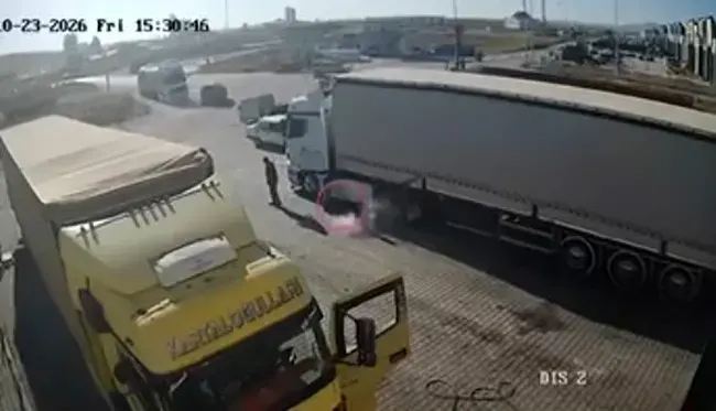 Konya’da Tır Tamiri Sırasında Korkutan Patlama
