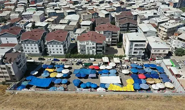 Osmangazi'de modern bir pazar alanı daha hizmete girdi