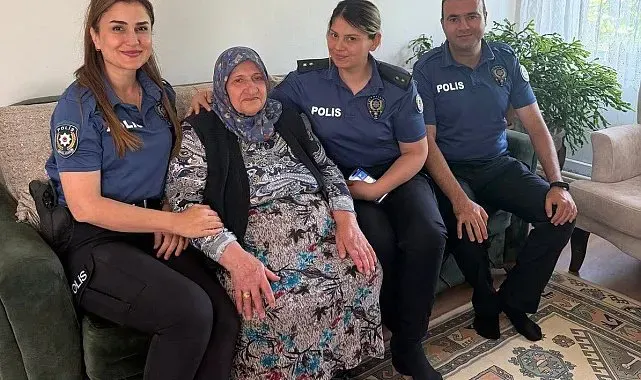 Erzincan Emniyetinden şehit ailesine vefa ziyareti