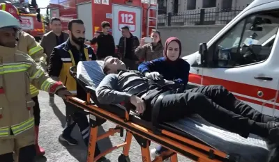 Kars Emniyet Müdürlüğünde Gerçeğini Aratmayan Yangın Tatbikatı