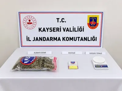 Kayseri’de Jandarma Operasyonunda Uyuşturucu ve Hassas Terazi Ele Geçirildi