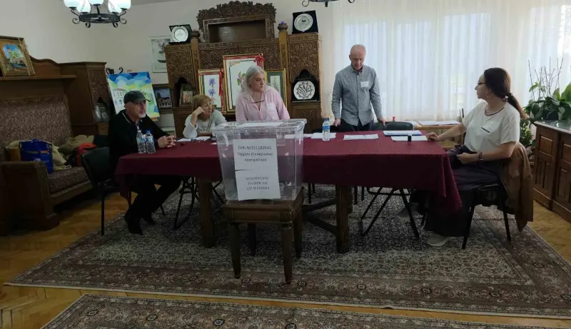 Edirne'de Bulgaristan Seçimleri İçin Sandık Kuruldu