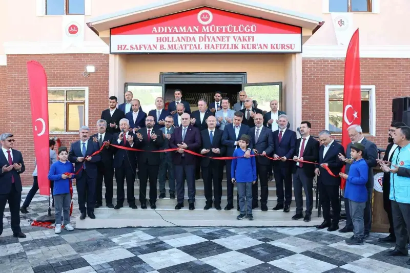 Adıyaman’da Cami ve Hafızlık Kursu Törenle İbadete Açıldı